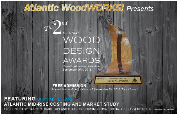 2016 Wood Design Awards Flyer