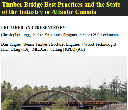 Timber Bridge Best Practice Guide